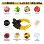 Castor Oil & Collagen Full-Coverage Eye Mask – Targets Under-Eye Bags, Fine Lines, and Dark Circles