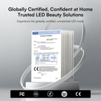 GLOW Wireless LED Face Mask，Portable and Rechargeable