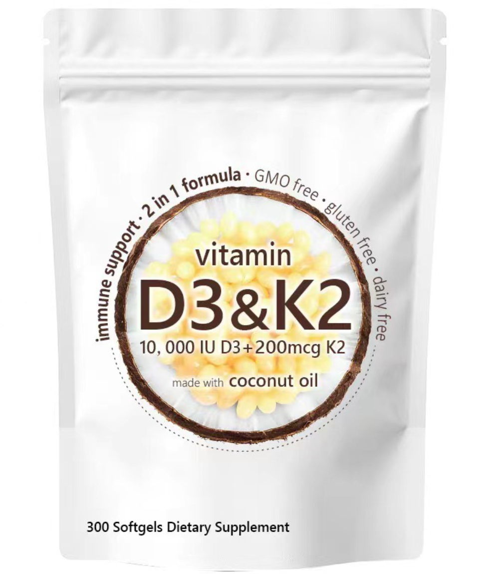 Vitamin D3 & K2 Softgels - Immune System Modulation
